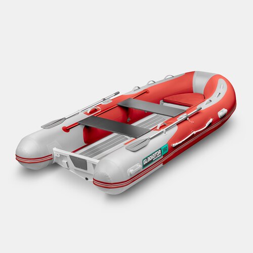 Надувная лодка RIB GLADIATOR AL 380 красно-белый (СПб)