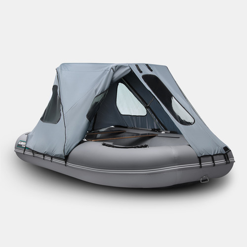Тент ходовой с каркасом для лодок Gladiator E330PRO серый серии AIR PRO (E)
