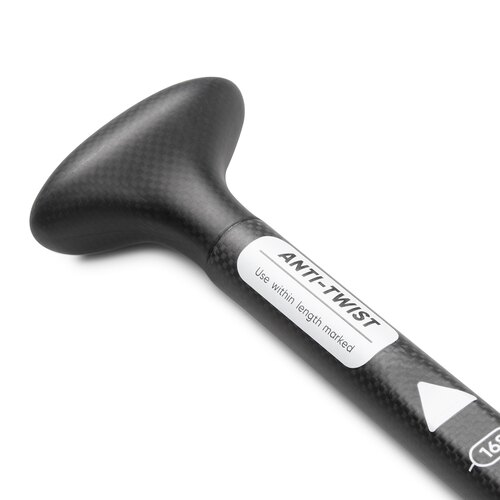 SUP весло Gladiator Race Kevlar black/black-yellov 3-части, лопатка M