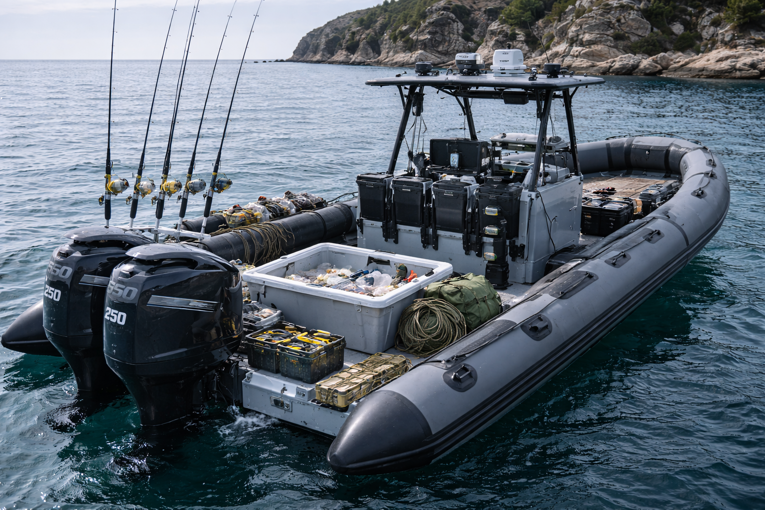 RIB для морской рыбалки: что учесть